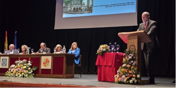 EL RECTOR DE LA UNIVERSIDAD DE JAÉN, D. NICOLÁS RUIZ REYES, INAUGURA EL CURSO ACADÉMICO 2024-2025, DEL CENTRO UNIVERSITARIO SAFA, ADSCRITO A LA UNIVERSIDAD DE JAÉN